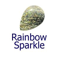 Lampové sklo - skleněné tyče - Sklo pro výrobu korálků - americké, německé, italské sklo / rainbow-sparkle