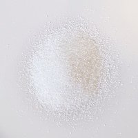 Lampové sklo - skleněné tyče, tyčky - Sklo pro výrobu korálků - americké, německé, italské sklo / 061RW-frits-0.5mm Enamel white (COE 96, Reichenbach) – frita, velmi jemná drť < 0,5 mm