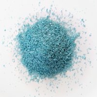 Lampové sklo - skleněné tyče, tyčky - Sklo pro výrobu korálků - americké, německé, italské sklo / 093RW-frits-1mm Opal sea blue (COE 96, Reichenbach) – frita, jemná drť 0,5-1 mm