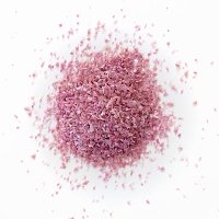 Lampové sklo - skleněné tyče, tyčky - Sklo pro výrobu korálků - americké, německé, italské sklo / 099RW-frits-1mm Red violet (COE 96, Reichenbach) – frita, jemná drť 0,5-1 mm