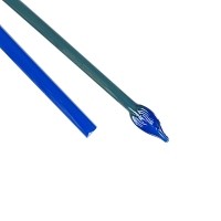 Lampové sklo - skleněné tyče, tyčky - Sklo pro výrobu korálků - americké, německé, italské sklo / 211RW Iris light blue (COE 96)