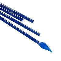 Lampové sklo - skleněné tyče, tyčky - Sklo pro výrobu korálků - americké, německé, italské sklo / 713RW Metallic aqua blue (COE 96)