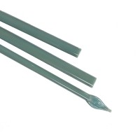 Lampové sklo - skleněné tyče, tyčky - Sklo pro výrobu korálků - americké, německé, italské sklo / 172RW Opal blue grey (COE 96)