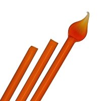 Lampové sklo - skleněné tyče, tyčky - Sklo pro výrobu korálků - americké, německé, italské sklo / 016RW Saffron (COE 96)